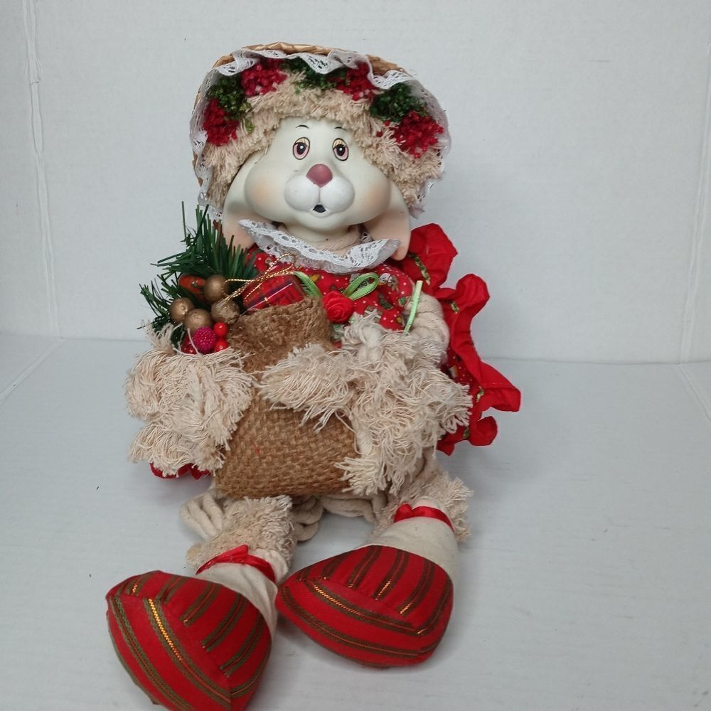Vtg 1993 House of Lloyd Christmas Around The World Flossie Bunny